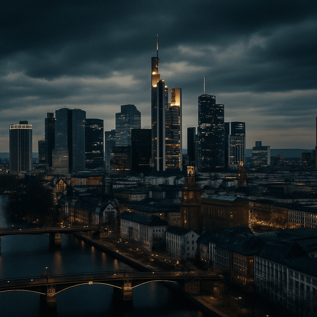 Frankfurt Skyline at Dusk